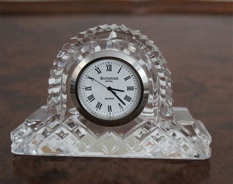 Vintage Waterford Crystal Clock - Etsy