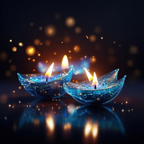 Premium Ai Image Diya Illustration For Diwali Festival Of India With