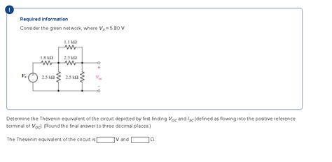 Solved Required Information Consider The Given Network