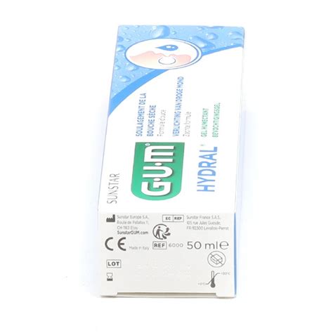 Gum Hydral gel humectant Sécheresse buccale Xérostomie