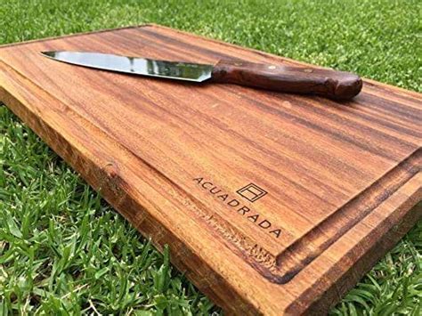 Tabla Parrillera De Madera De Parota Para Cortar Picar Presentar Carne