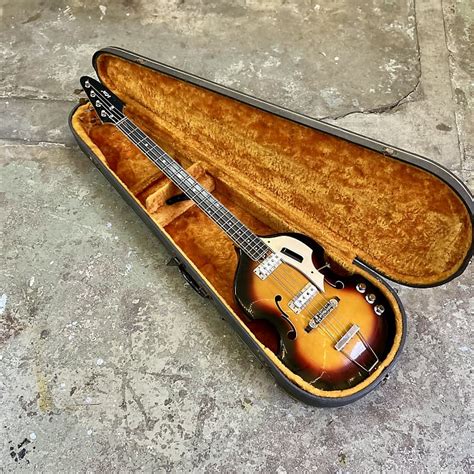 Vox V 250 Violin Bass 1960’s Sunburst Original Vintage Reverb