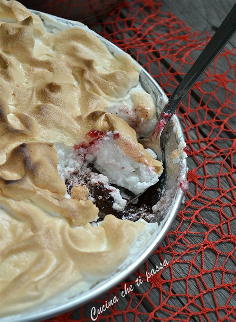 Torta Meringata Al Lampone E Cioccolato Cucina Che Ti Passa