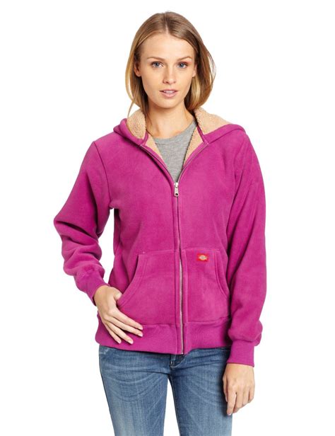 Dickies Women S Sherpa Bonded Fleece Hoodie 28 80 Dickies Women Womens Sherpa Hoodie Fashion