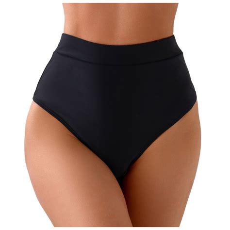 Gewsey Women S High Waist Bikini Bottom Full Coverage Bathing Suit