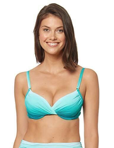 Bleu Rod Beattie Ombre Sea Dive Underwire Bikini Top Swimsuit Blue Size