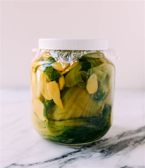 How To Pickle Chinese Mustard Greens Gai Choy Mary S Happy Belly Artofit