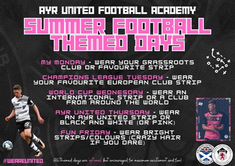 Aufa Holiday Football Ayr United Football Academy