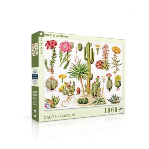 Puzzle Cacti Cactus Pcs New York Puzzle Company Borrego