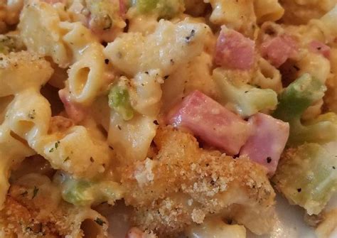 Recipe Yummy Ham And Broccoli Mac N Cheese Casserole Chef Senior