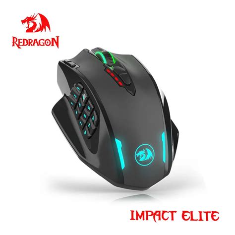 REDRAGON Impact Elite M913 Rato para Jogos Sem Fios Programável