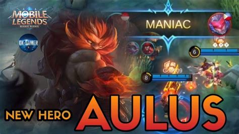 New Hero Aulus Maniac Gameplay Best Build 2021 Mobile Legend Bang