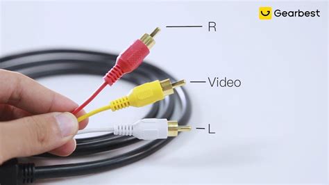 Hdmi To 3 Rca Conversion Line Cable Converter Adapter