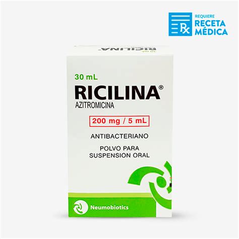 RICILINA 200mg 5ml Oral Antibiótico en SJL Botifarma