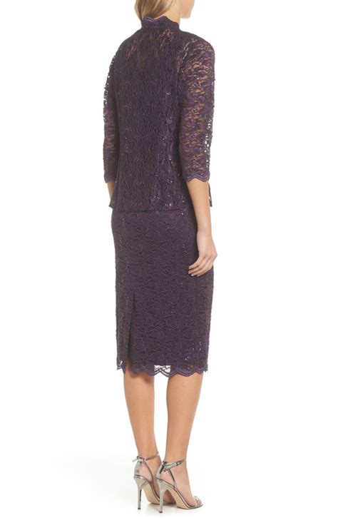 Alex Evenings Lace Cocktail Dress With Jacket Nordstrom