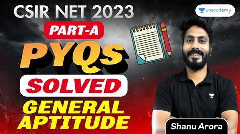 Csir Net General Aptitude Part A Pyqs Solved Csir Ugc Net Dec