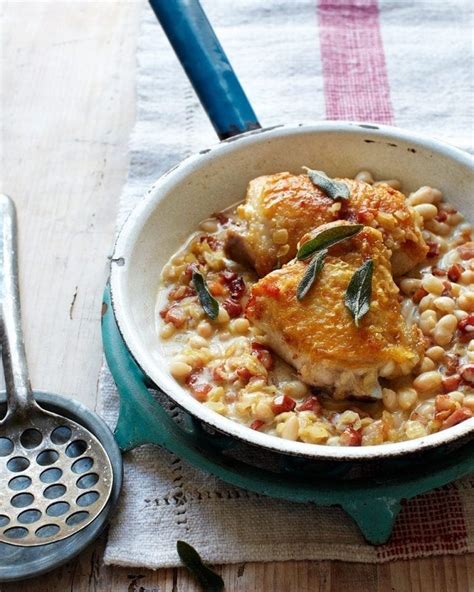 Chicken Pancetta And Bean Stew With Sage Recipe Delicious Magazine