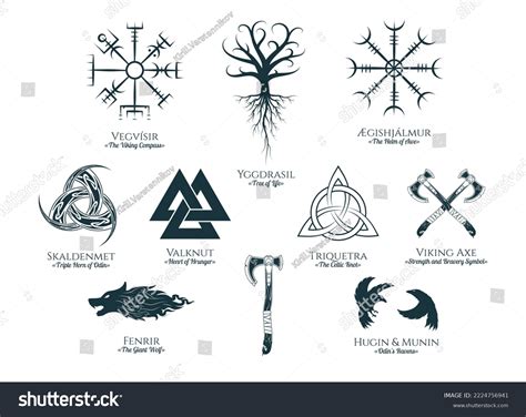 Ancient Germanic Warrior Symbols