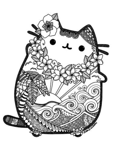 Dibujos De Pusheen Para Colorear