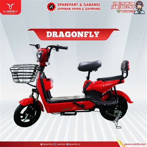 Jual Sepeda Motor Listrik Uwinfly Dragon Fly 2 Roda Dua By Uwinfly