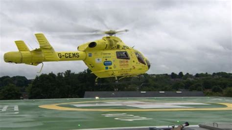 £2m Helipad Launched At Sheffield Northern General Hospital Bbc News