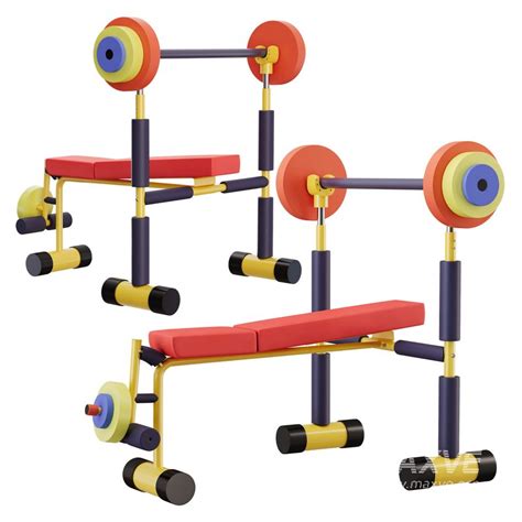 Redmon Fun and Fitness Exercise Equipment for Kids - Maxve: Your 3D Model Destination