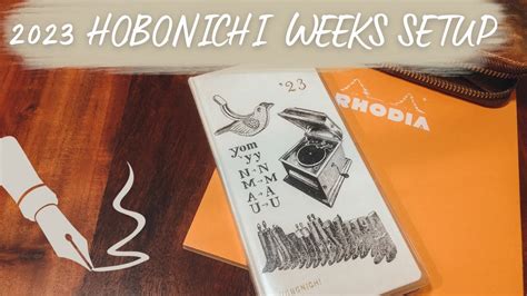 2023 HOBONICHI WEEKS SETUP DEUTSCH Planer für private und