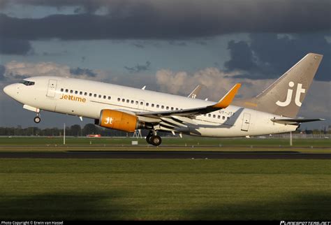 OY JTY Jet Time Boeing 737 7Q8 WL Photo By Erwin Van Hassel ID