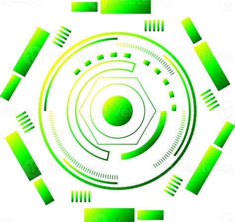 Tech Circle Technology Network Digital Science Icon Element Graphic