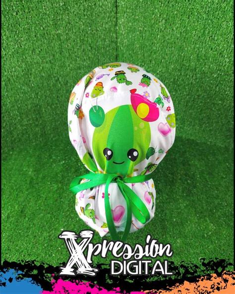 Gorro Quirurgico Cactus Kawaii Xpression Digital