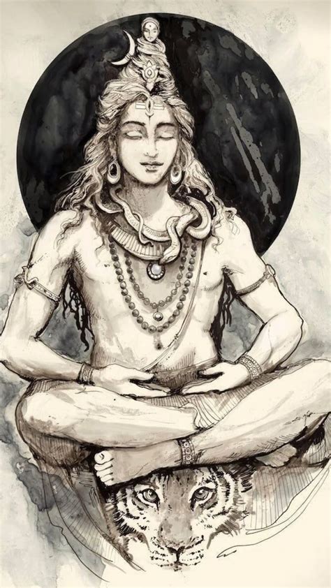 Mahadev Shiva Art Lord Shiva Painting Shiva