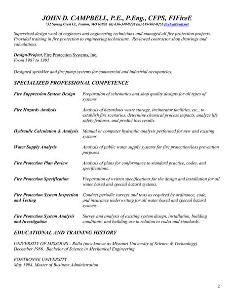 Campbell Resume PDF