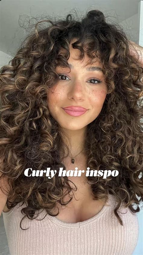 Curly Hair Inspiration Transformation Haircut Hair Color Bangs Curls