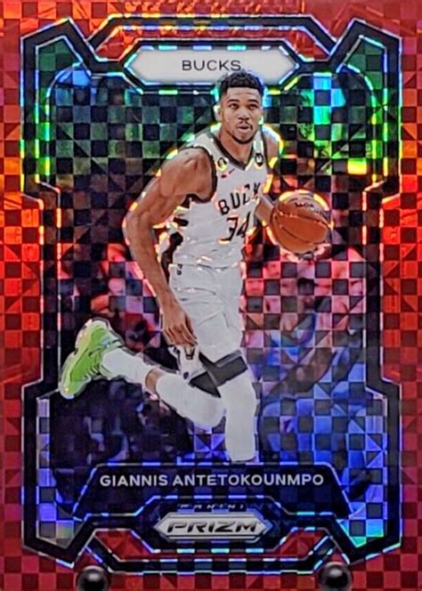 Giannis Antetokounmpo 2023 Prizm 103 Red Power 75 Psa 10 Price Guide