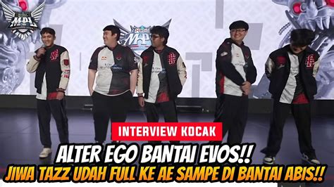 INTERVIEW KOCAK ALTER EGO TAZZ AKHIRNYA GUA GAK DI GANGGU LAGI SAMA