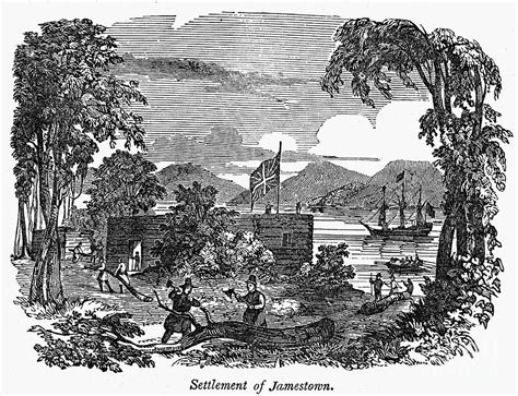 Settlement Of Jamestown Photograph by Granger