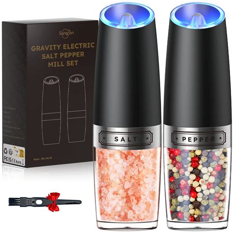 Buy Sangcongravity Electric Salt And Pepper Grinder Set Automatic