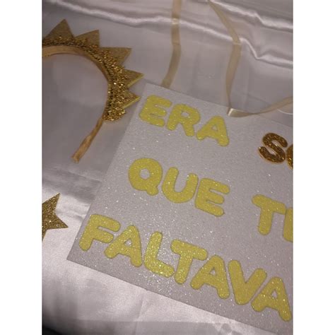 Plaquinha Carnaval Era Sol Que Te Faltava Shopee Brasil