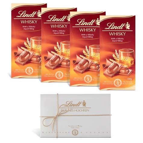 Lindt Czekolada Mleczna Whisky 4x100g GRATIS 14080329383 Allegro Pl