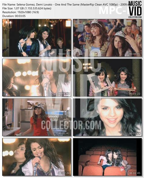 Selena Gomez Demi Lovato One And The Same MasterRip Clean AVC 1080p