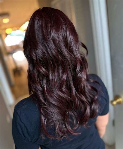 40 Gorgeous Cherry Hair Color Ideas For Any Hair Length Black Cherry