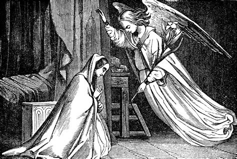 The Annunciation, Gabriel Appears to Mary | ClipArt ETC