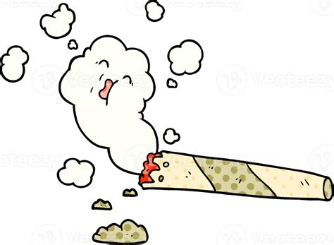 Cartoon Smoking Cigarette 45001140 Png