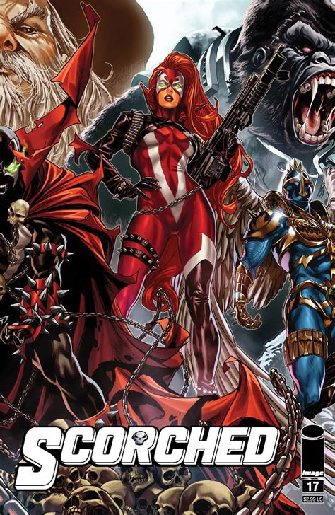 FEB230242 SPAWN SCORCHED 17 CVR A BROOKS Previews World