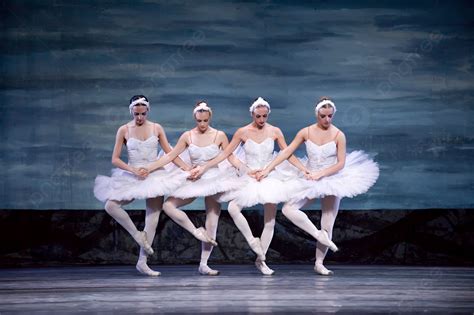 Fondo Lago De Los Cisnes Ballet Bailarines Pr Ncipe Zapato Foto E