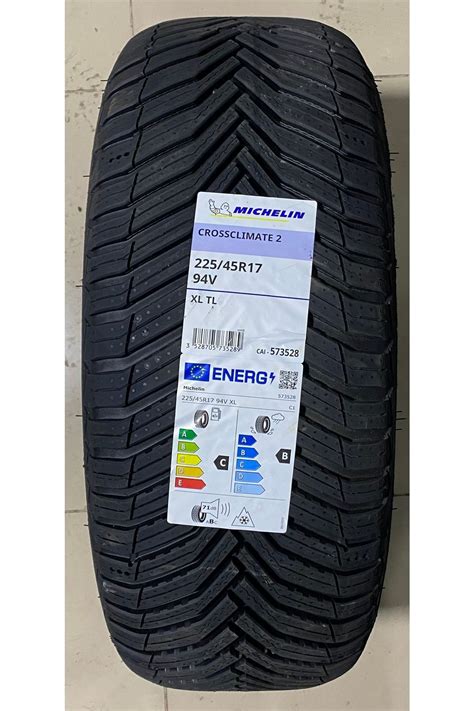 Michelin 225 45r17 94v Xl Cross Climate 2 dört Mevsim Lastiği 2023