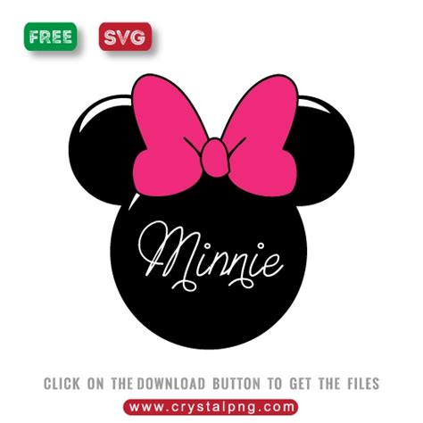 Minnie Mouse Svg Crystalpng