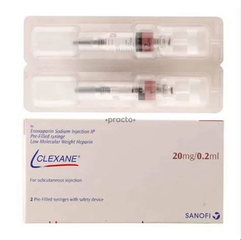 Clexane Injection 2000 Iu Packaging Type Pre Filled Syringe At Best