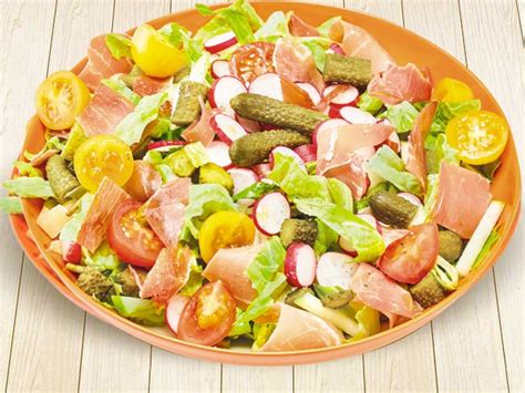 Salade Croquante Au Jambon De Parme Recette Recette Salade Jambon