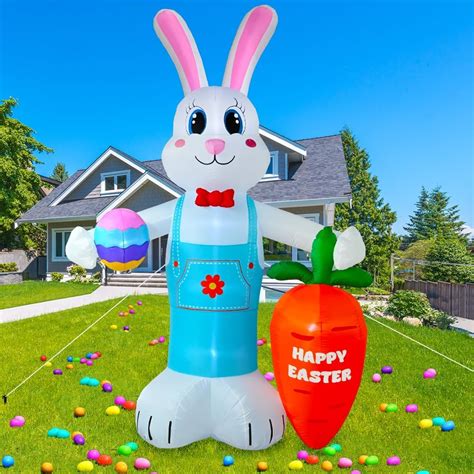 Amazon Ft Easter Inflatables Bunny Giant Blow Up Easter